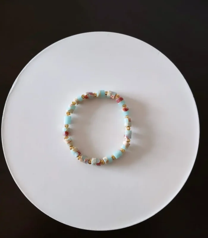 Varisit Taşlı Lastikli Bileklik